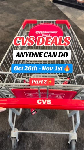 CVS DEALS THIS WEEK 10/26-11/1😍🔥 Part 2‼️ Comment “CVS” for the written breakdown ✨#cvs #cvsdeals #cvscouponing #couponingforbeginners #cvspartner #cvshaul #cvsshopping | Saving With Nia