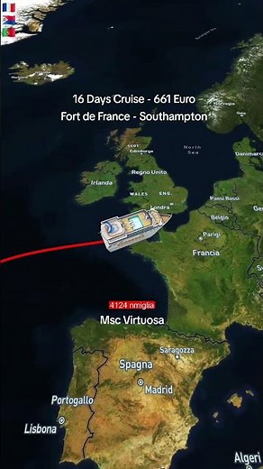 Transatlantic cruise from the Caribbean to Europe aboard MSC Virtuosa departure April 4 2026