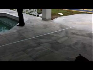 Call today 727- 678 4500 HOW TO LAY TRAVERTINE PAVERS AROUND THE POOL DECK