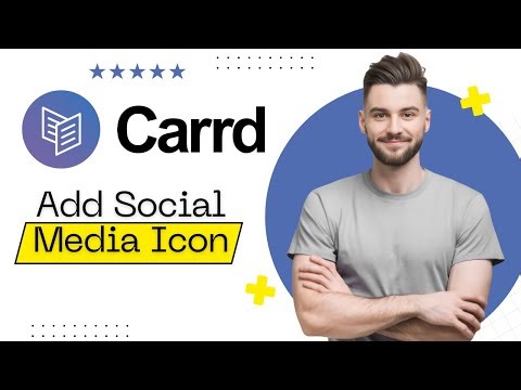 How to add social media icons in carrd (2026)