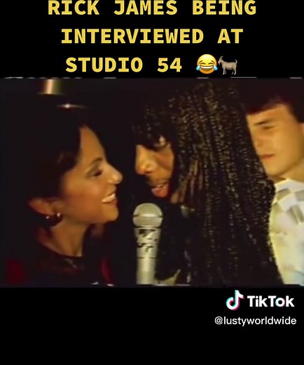 Rick James Interview at Studio 54 in the 80s
