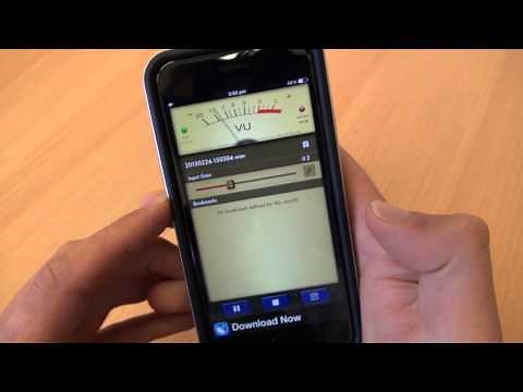How to record audio using an IPhone with Voice Record Pro