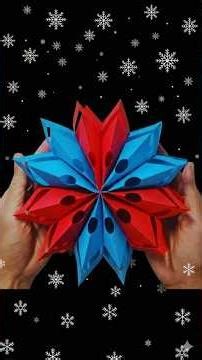 Easy 3D Paper Snowflake for Christmas ❄️ DIY Paper Craft