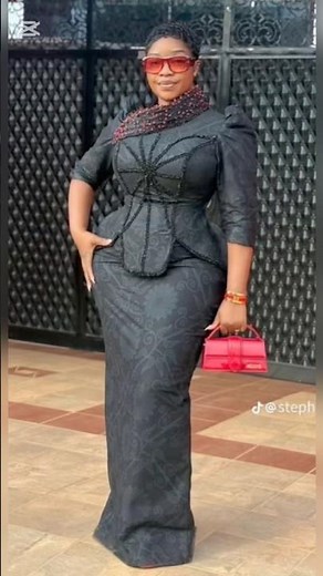 Modern Black Funeral Styles | Classy Kaba & Slit Looks