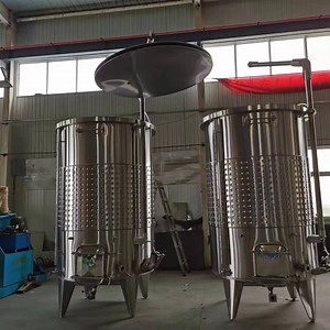 [Hot Item] 1000L 2000L 3000L 4000L Cooling Jacketed Variable Capacity Tank with Floating Lid