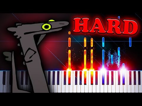 Toothless Dancing Meme (Driftveil City) - Piano Tutorial