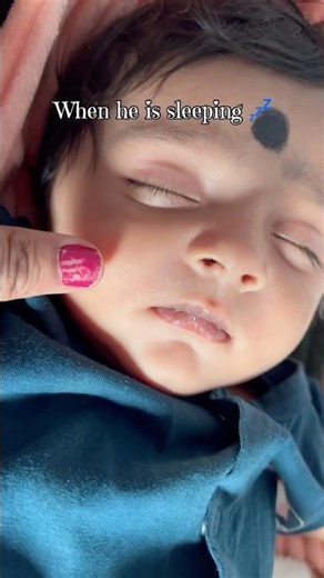 When he is sleeping 💤 #cutebaby #shorts #ytshorts #love #fyp #baby #relaxing #sleep #rest