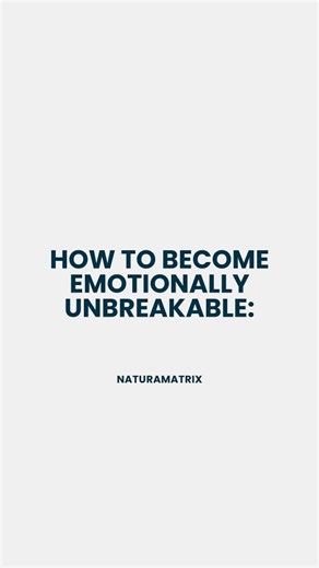 NATURA MATRIX on Instagram: "Emotional resilience is not about suppressing emotions or “staying strong” at all costs. It is a scientifically supported skill rooted in nervous system regulation, emotional awareness, and conscious decision-making. Practices such as pausing before reacting, accepting what cannot be controlled, and choosing calm over chaos help reduce chronic stress, lower cortisol levels, and protect long-term mental and physical health. Research in psychology and neuroscience cons