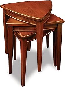 Leick Shield Stacking Corner Table Set, Nutmeg