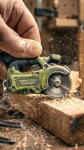 Mini Saw Keychain Real Micro Cutting Tool Enthusiast Collectible || #Diy #Timber #Tools #Equipment