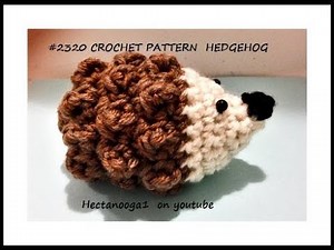 FREE CROCHET PATTERN, HEDGEHOG SOFTIE DOLL, # 2320
