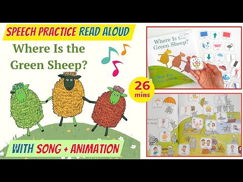 Where is the Green Sheep Read Aloud Animation & Song | Speech Therapy Read Aloud Book for Toddlers
