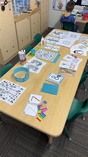 Preschool Vibes on Instagram: "In January, I teach two numbers a week, and each number follows the same rhythm: a short explicit lesson to introduce it, followed by a hands-on group activity we do together so it really sticks. Here’s a look at all of the different group number lessons I use for each number."