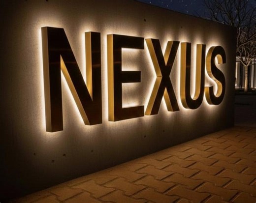 Custom 3D LED Backlit Sign : Halo Lit Metal Logo for Businesses - Etsy UK