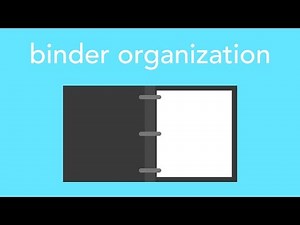 binder organization