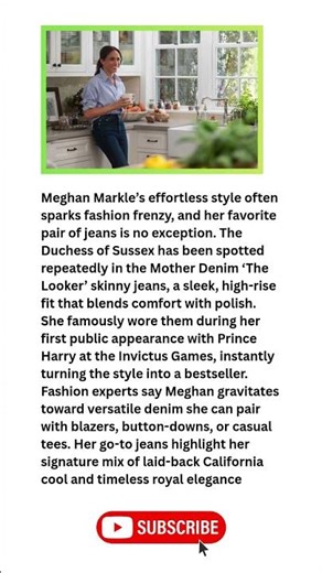 Meghan Markle’s Favorite Jeans Revealed — Here’s the Pair She Can’t Stop Wearing 👖👑