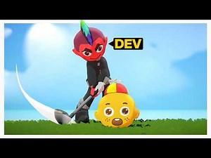 We played with the Super Battle Golf Developers...