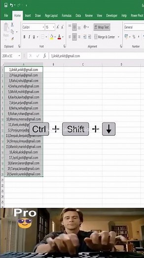 How to Split Text into Separate Columns in Excel #excel #excelforbeginners #spreadsheetsoftware