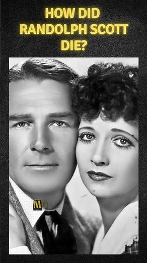 How did Randolph Scott die? #actor #western #classictv #tv #movie #history #americanactor #film