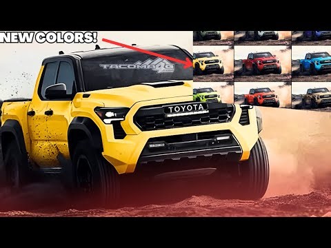2024 Toyota Tacoma New Colors - First Look Tacoma TRD Pro!