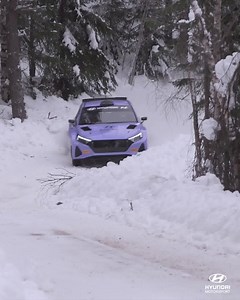 See the Hyundai i20 N Rally2 testing in the snow with drivers Craig Breen & Oliver Solberg behind the wheel 🤩 #HMSGOfficial | Hyundai Motorsport
