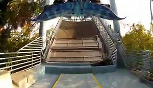 Manta is a steel flying roller coaster at SeaWorld Orlando. The attraction allows guests to encounter numerous species of ray before boarding a manta ray-shaped train that takes them on a 3,359-foot-long (1,024 m) roller coaster ride above the park, reaching top speeds of 56 miles per hour (90 km/h). Designed by Swiss firm Bolliger & Mabillard, Manta restrains riders in the prone position and features four inversions. The well-received attraction officially opened to the public on May 22, 2009. 