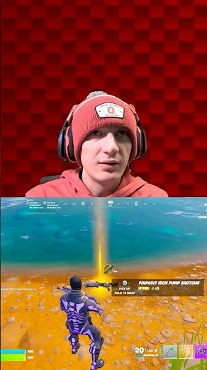 New Mythic Pinpoint Iron Pump Shotgun in Fortnite! 🔥 #Shorts