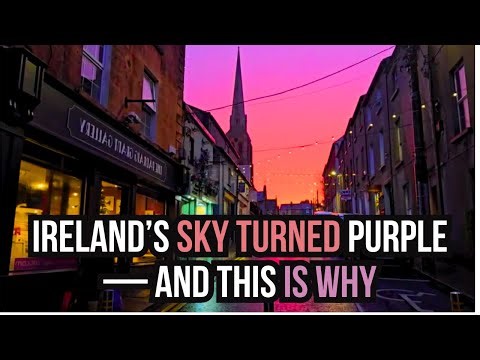 Why the Irish Sky Turns Purple After Sunset
