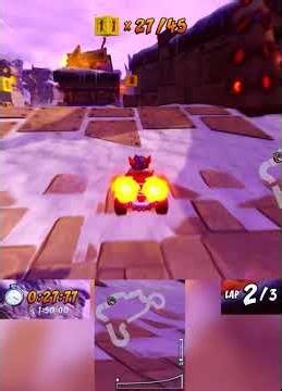 Relic Race - Barin Ruins (Platinum Relic) #crashbandicoot #shorts