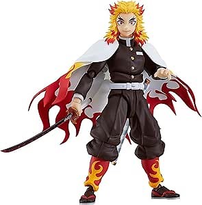 Max Factory Demon Slayer: Kimetsu no Yaiba: Kyojuro Rengoku Figma Action Figure Multicolor