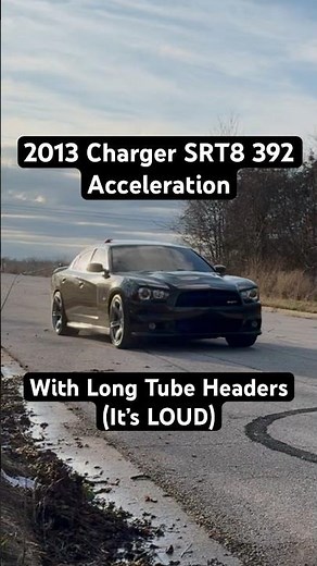 2013 Dodge Charger SRT8 Acceleration Runs w/Long Tube Headers (LOUD) #mopar #srt #hemi #dodge #v8