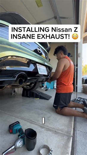 Ruben Mendoza on Instagram: "Nissan Z @valvetronic Exhaust Left You Guys a MESSAGE at the end of the video 😳 #cars #exhaust"