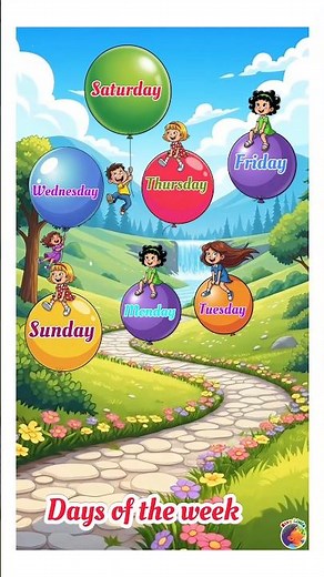Days of the week song for kindergarten #staylittlechannel