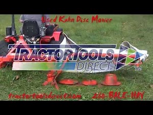 Kuhn Small Disc Mower In Action