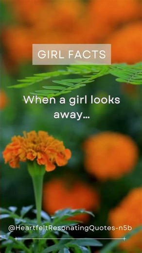 When a girl looks away… | Girl facts #shorts