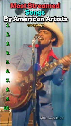 Most Streamed Songs of All Time by American Artists! 🇺🇸🏆