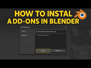 Blender Addon Installation – Simple Steps