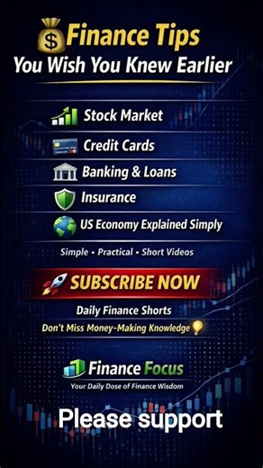 Daily finance shorts channel. Money Lessons School Never Taught You.#subscribe #support #new #usa