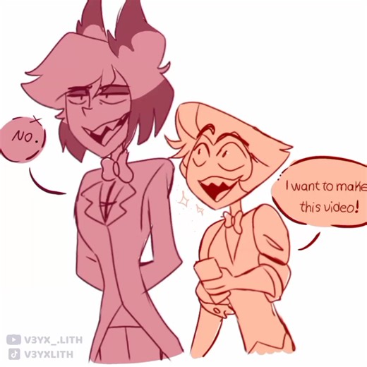 • Lucifer didn’t force Alastor to do it ┆ #Radioapple#Alastor#Lucifer#HazbinHotel