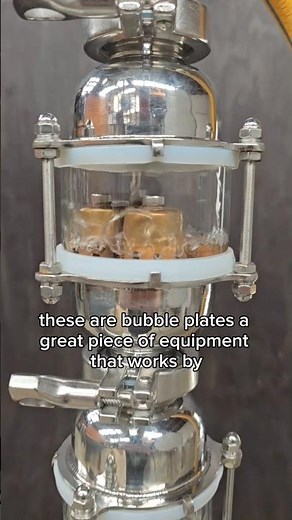 These are bubble plates, a great distilling tool #distilling #moonshine
