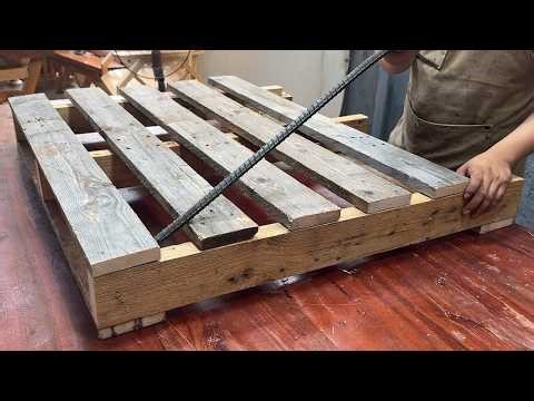 What Everyone Throws Away, But Geniuses Don’t // From Old Pallets to a Smart Folding Chair