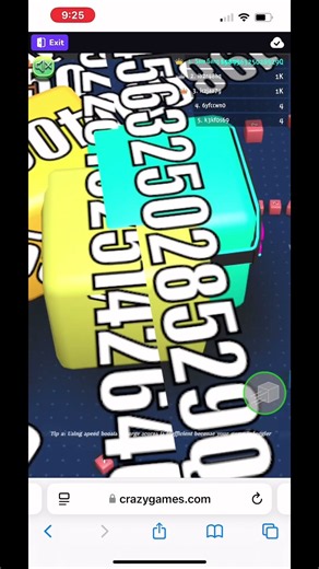 @RoshanAliGaming Cubes 2048.io-158 octillion