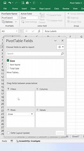 PIVOT table in Excel 👍 #exceltips #exceltricks #exceltutorial #explore | computernotion