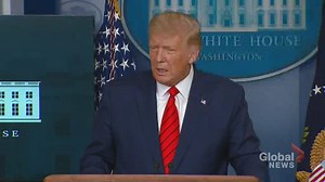 Trump tells reporter that ‘your supporters’ shot and killed man during protests in Portland