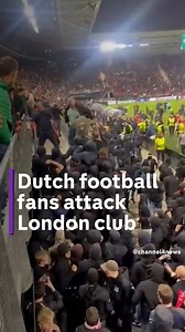 51K views · 2.3K reactions | West Ham fans had to confront Dutch fans during their European semi final, after a group of AZ Alkmaar supporters broke through a barrier and charged at a section of the ground. #westham #europa #azalkmaar | Channel 4 News | Facebook