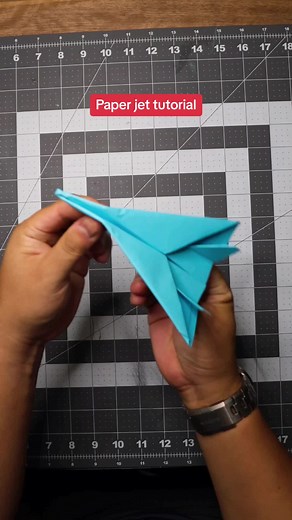 Paper jet tutorial, how to make a paper jet easy #paperplanes #origami #paperairplanetutorial