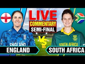🔴Live: England vs South Africa | 1st Semi-Final | Live Cricket Score & Commentary