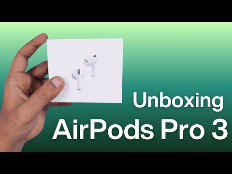AirPods Pro 3 🔥 UNBOXING | New Design & Box Contents