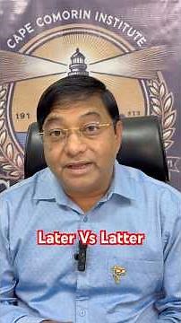 ‘Later’ or ‘Latter’? Easy Trick to Remember the Difference! | English Grammar Lesson