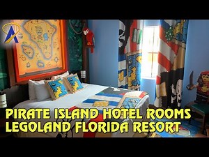 Pirate Island Hotel room tour at Legoland Florida Resort